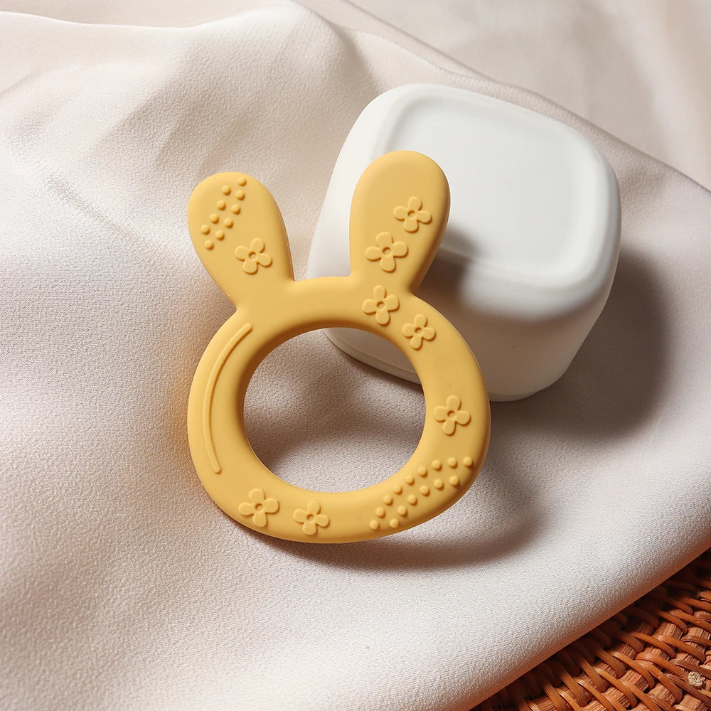 New Baby Teether Shape Silicone Teether Teething