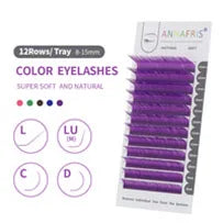 GLAMLASH Y YY W Shape Mesh Fake Natural Eyelash Extension C/D/L/LU Makeup Lashes Hand-woven Y False Premade Volume Lash