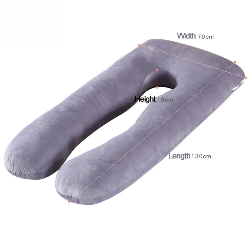 Pregnancy Pillow 130*70cm Sleeping Waist Pillow for Pregnant Women Nursing Pillow Breastfeeding Cushion for Women