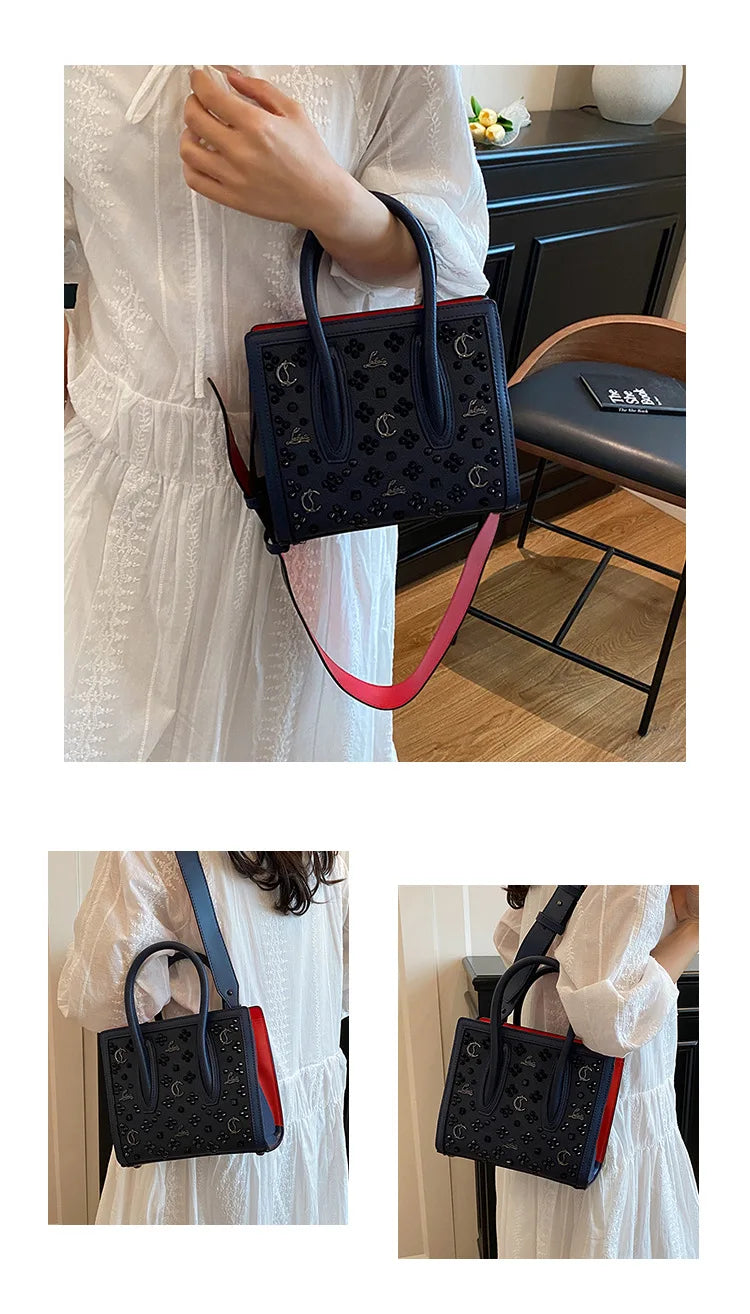 Vintage Hollow Out Tote Bag, Large Capacity Shopping Bag, Women's Versatile Shoulder & Crossbody Bag, Fashionable Retro Design