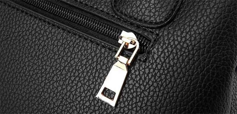 New luxury women's leather bag, well-known designer brand handbag, women's handbag wallet, fashionable shoulder bag