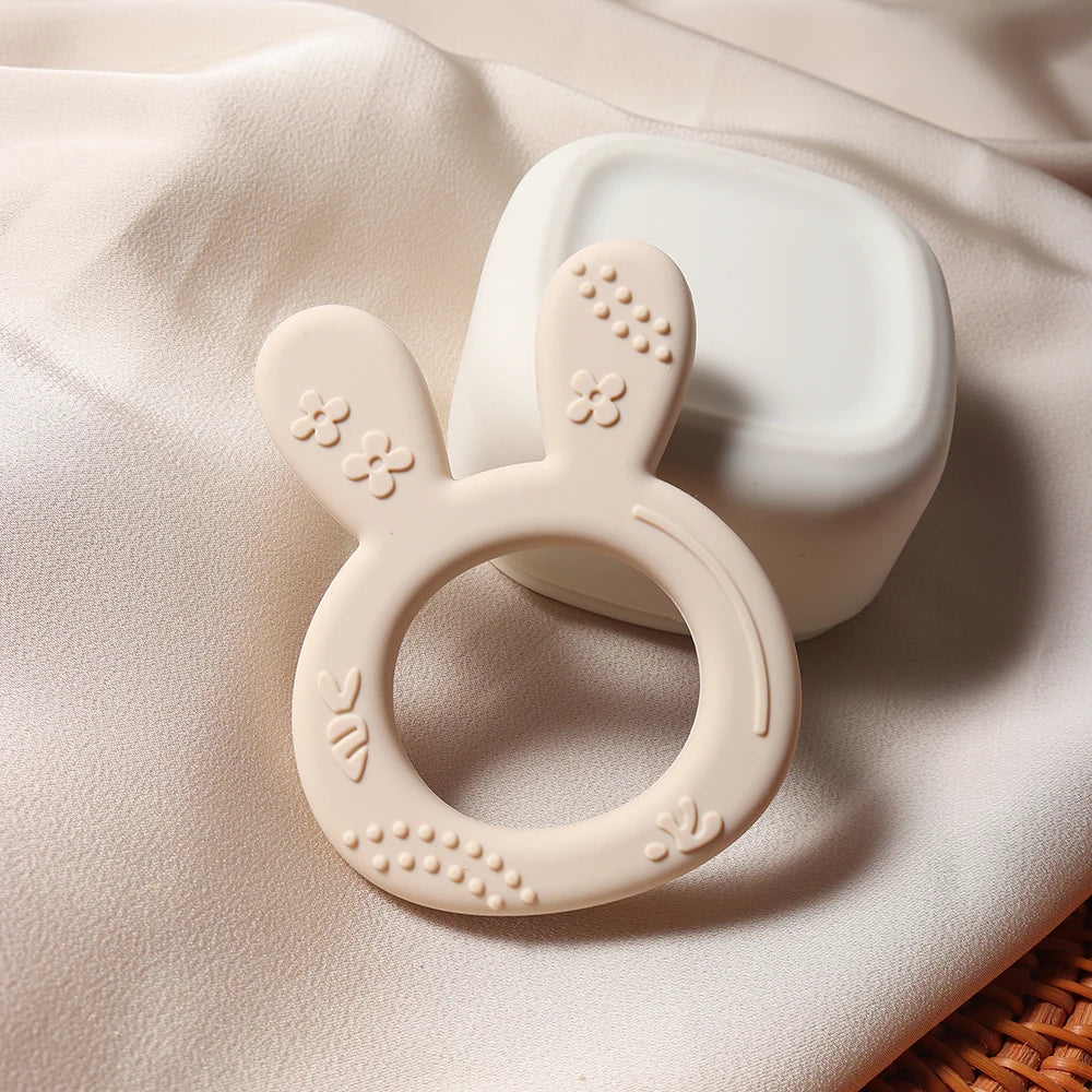 New Baby Teether Shape Silicone Teether Teething
