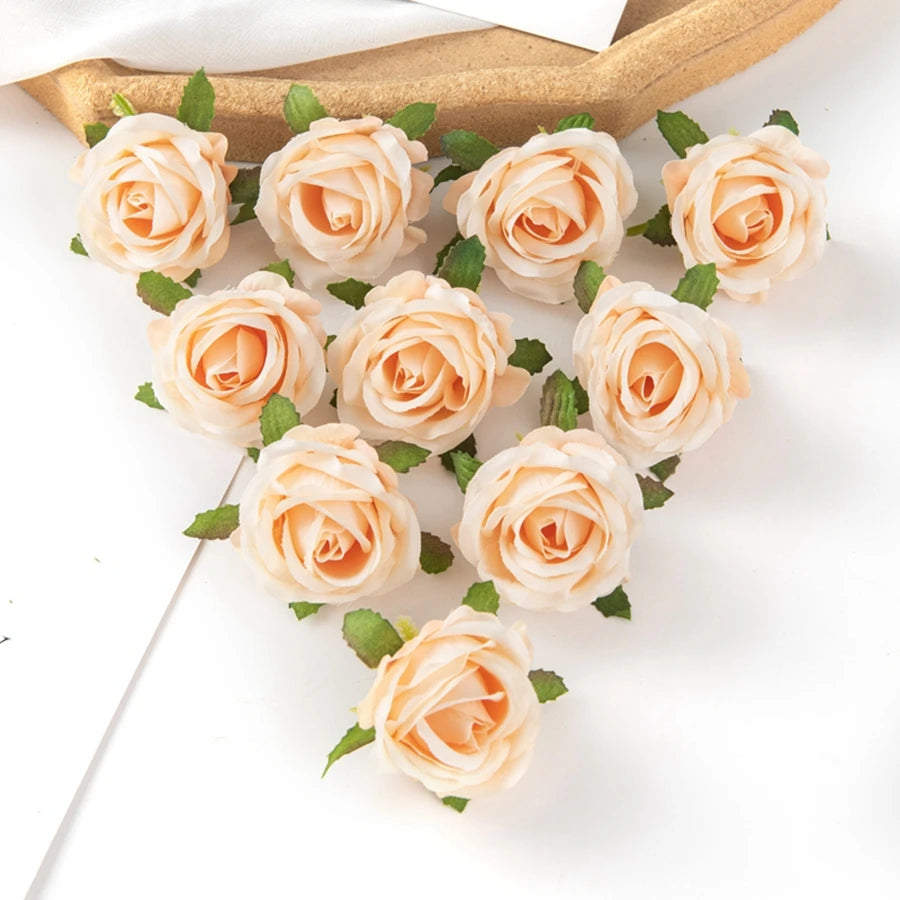 10PCS Of Artificial Plants DIY Home Decor Valentine' Decoration Wedding Party Garden Rose Arch Silk Bridal Accessorise Clearance