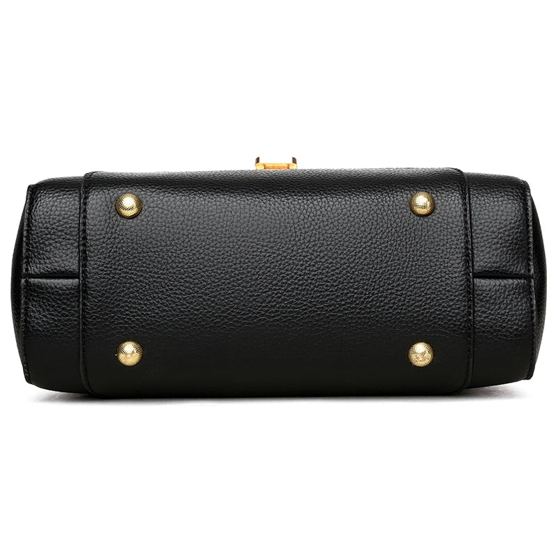 Brand Luxury Large Capacity Multilayer Shoulder Messenger Bag Women High Quality Leather Handbag Design Female Crossbody Tote