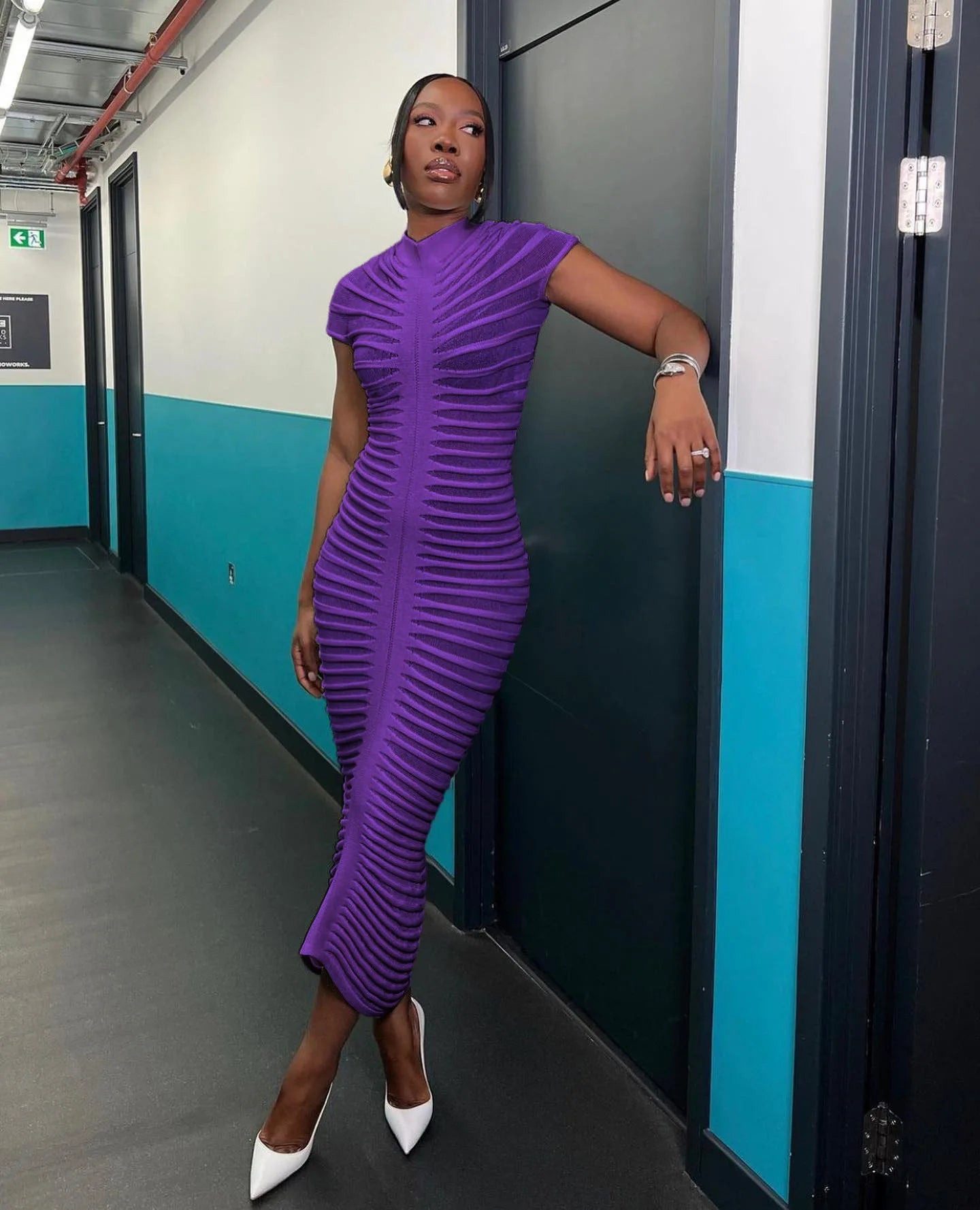 Sexy Bodycon Long Dress Women Summer Slim Fashion Short Sleeve Bandage Maxi Party Dresses Woman Skirt Elegant Vestidos