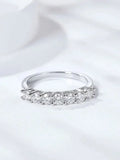 925 Sterling Silver Round Zircon Shiny Gorgeous Rings for Women Engagement Wedding High Quality Fine Jewelry