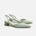 Summer 2025 New Women Black Baotou Fashion Sandals Woman Heels Pumps Silk Sexy Pointed Sandalias Female Low Heels Shoes
