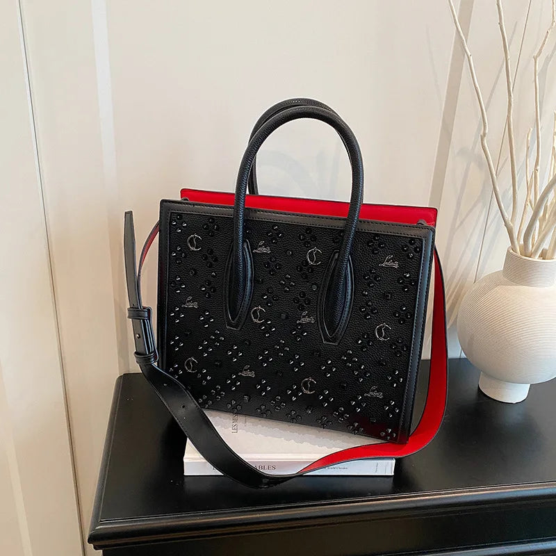 Vintage Hollow Out Tote Bag, Large Capacity Shopping Bag, Women's Versatile Shoulder & Crossbody Bag, Fashionable Retro Design
