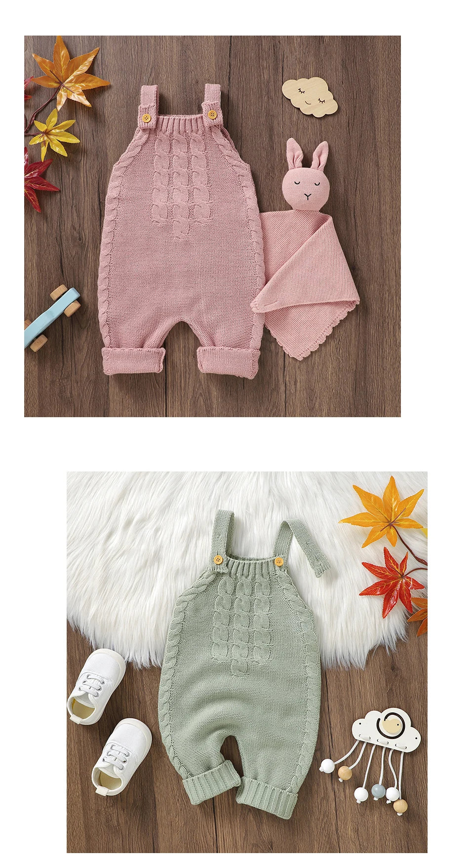 Baby Girls Rompers Knitted Casual Sleeveless Newborn Infant Boys Solid Jumpsuits Playsuits 0-18m Toddler Unisex Outfits Clothes
