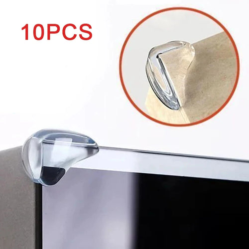10pcs Baby Safety Silicone Protector Table Corner Edge Protection Cover Electric Socket Children Anticollision Guards