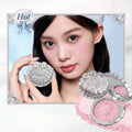 Shell Pearl Blush For Flower Knows Relief Matte Silk Satin Embossed Blush Makeup Long Lasting Brighten Blusher Pallet For Gift