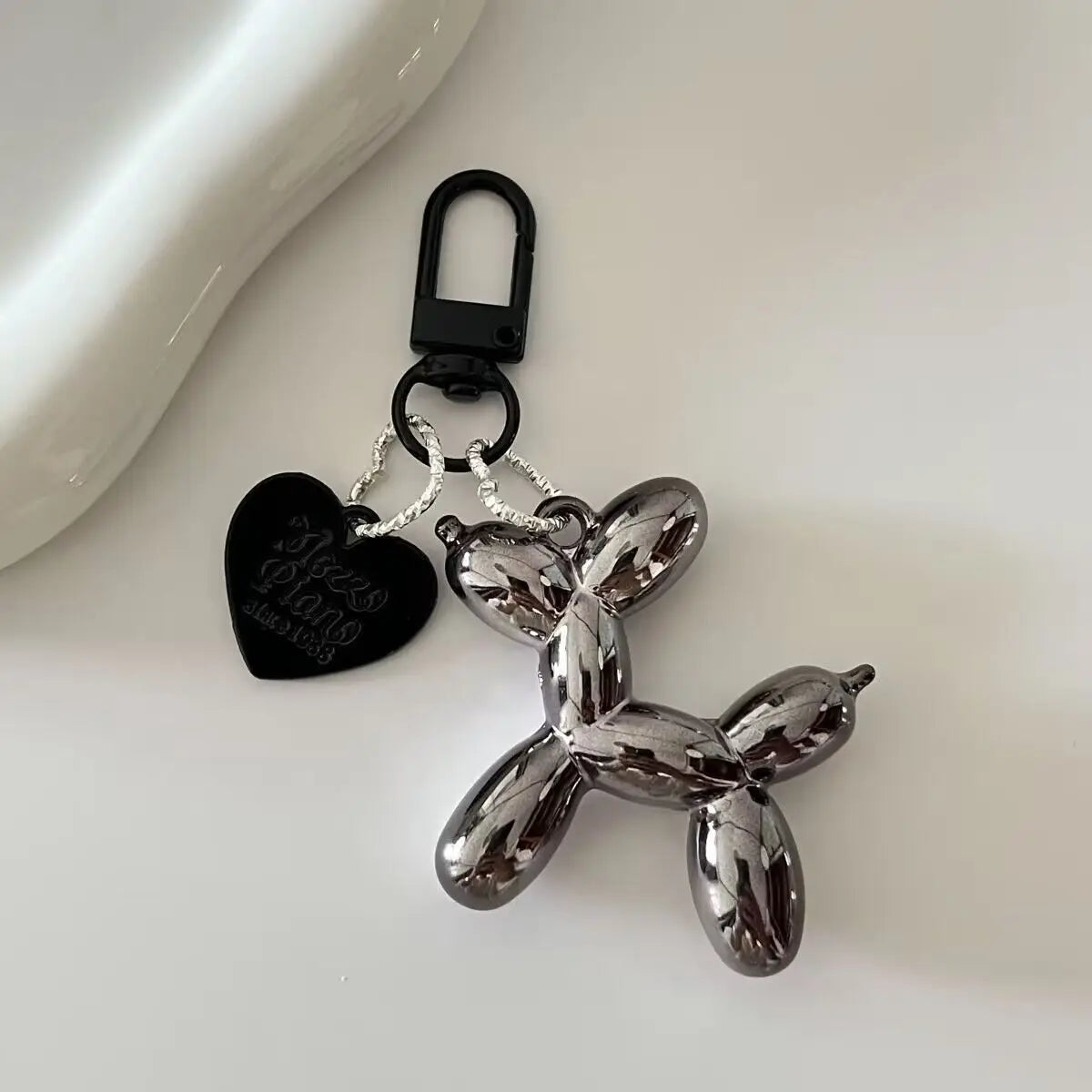 Balloon Dog Luminous Keychain Balloon Dog Glow At Night Pewndant Keyring Accessories Backpack Bags Pendant Kawaii Things Y2K New