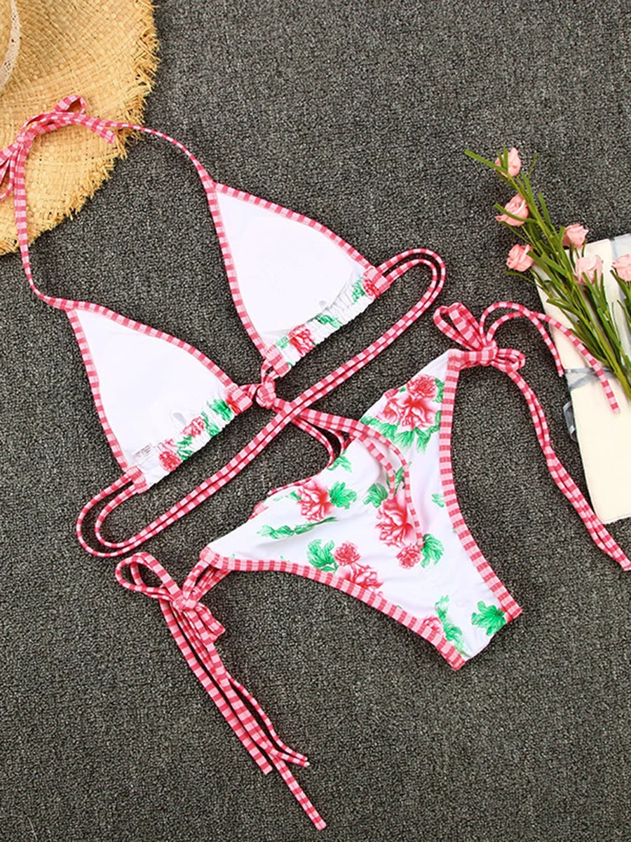 Micro Bikinis Sexy Swimsuit Women Bikini Set Triangle Swimwear String Beachwear Thong Two Piece Suits Brazilian Biquini