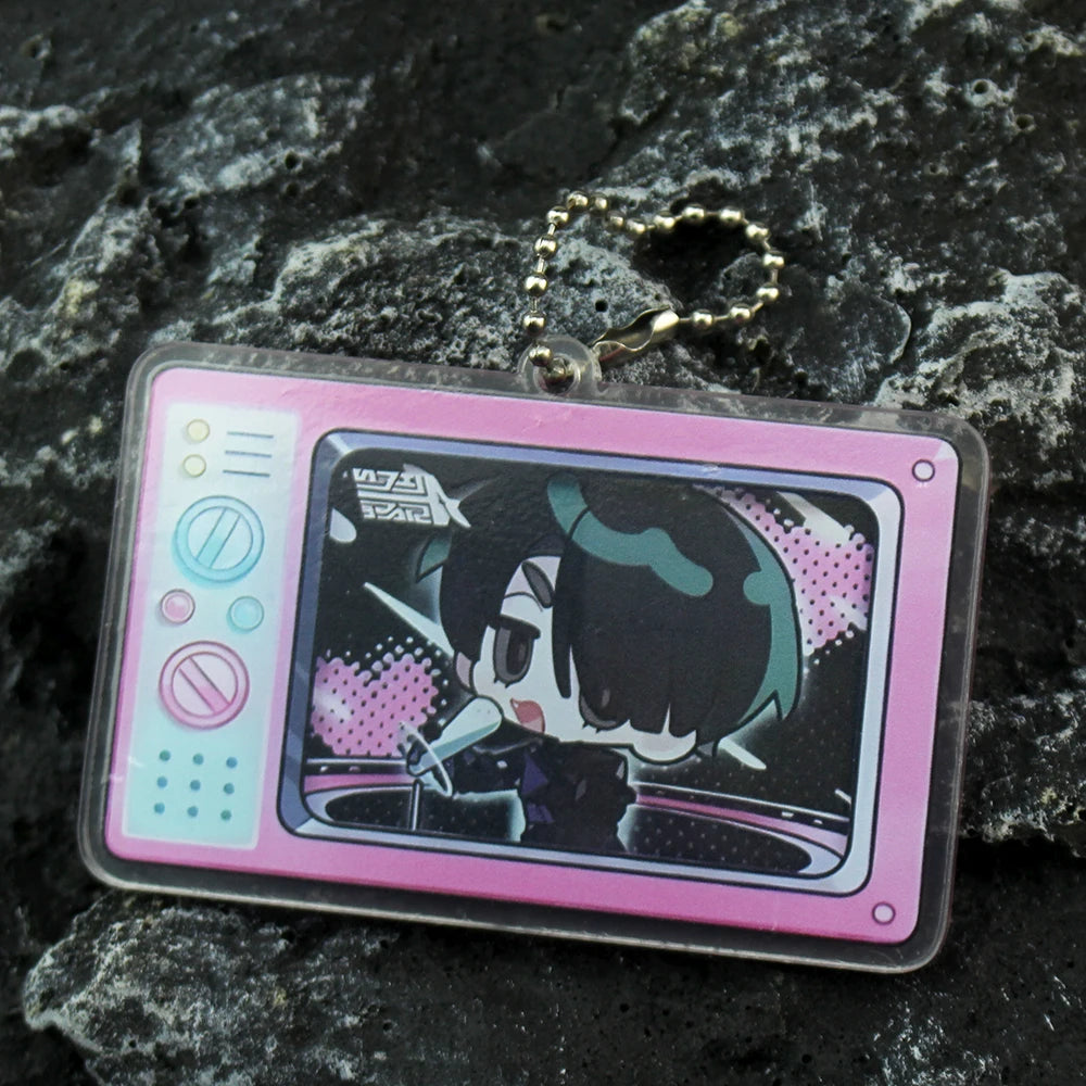 Alien Stage Ivan & Till Cartoon Keychain Acrylic Chain for Woman Men Fashion Anime Figure Acrylic Keyring Pendant Gift