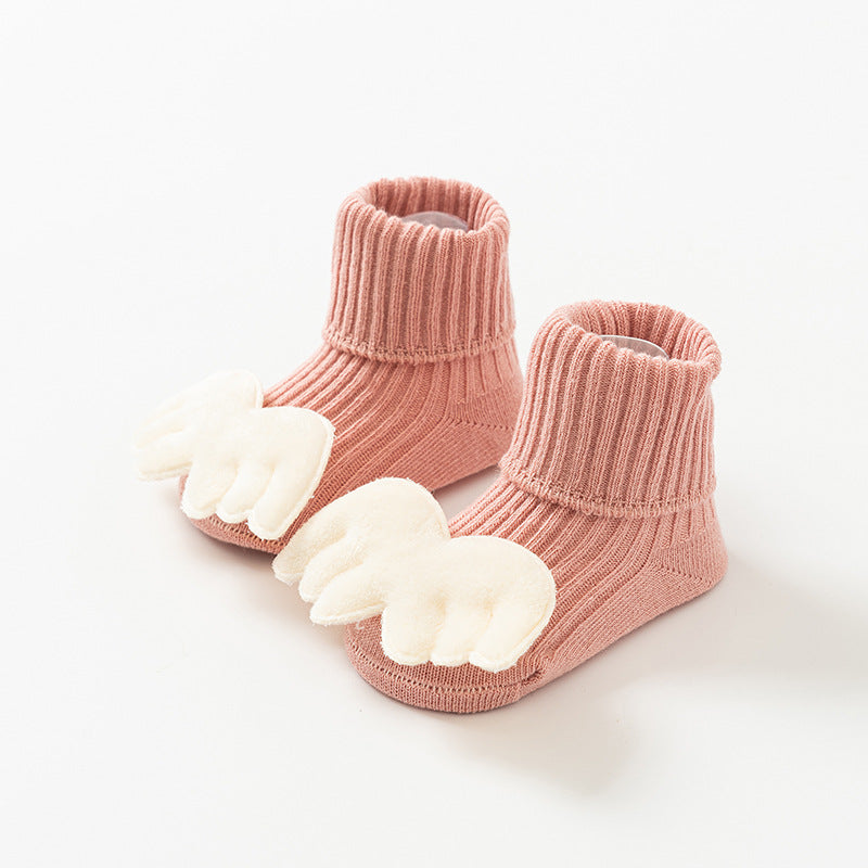 Baby Socks Spring and Autumn Non-slip Floor Socks Newborn Baby Cartoon 3D Doll Toddler Socks 0-24 Months
