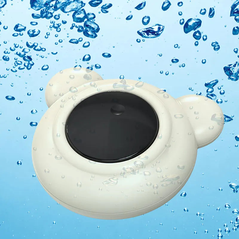 1pc Little Bear Baby Water Temperature Gauge, Button Cell Child/Baby Bath Digital Temperature Gauge - Home Use