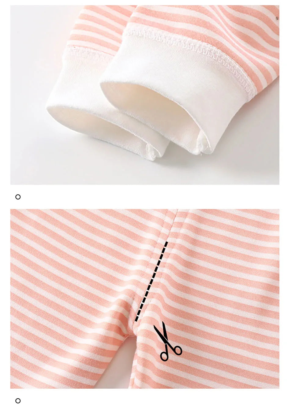 Baby Warm Clothing Set Fleece Lined Children Boys Girls Striped Underwear Sleepwear Set Ideal for Home Pajamas Autumn Winter