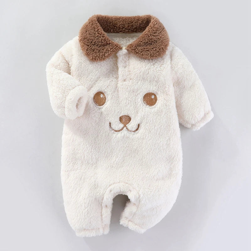 Cute Newborn Baby Bodysuit New Winter Autumn Baby Clothes Cartoon Girl Rompers Spring Soft Infant Jumpsuit 0 to 12 Months