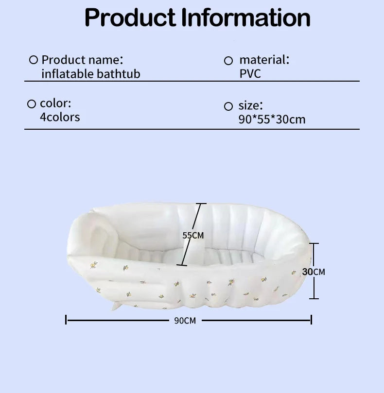 Baby Swimming Bathtub Children's Portable Outdoor Inflatable Pool Children's Bathtub Newborn Swimming Pool