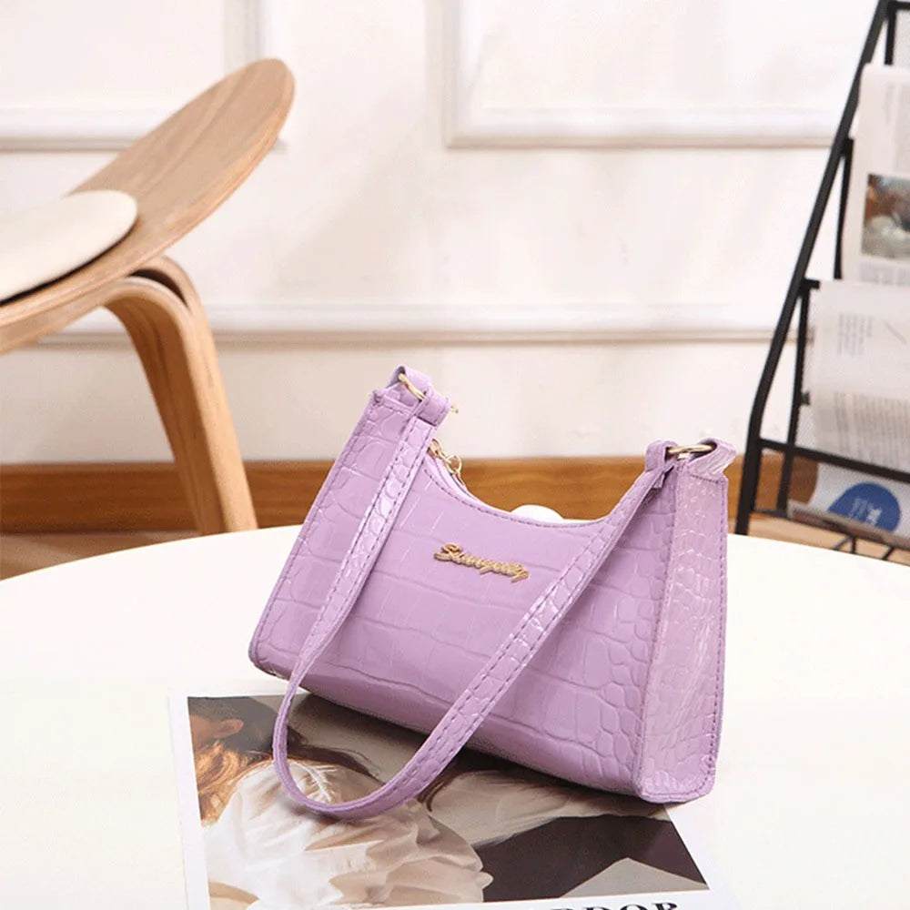 Versatile New Fashion Crossbody Bag Women's Simple Underarm Bag Casual Fashionable Diagonal Shoulder Bag
