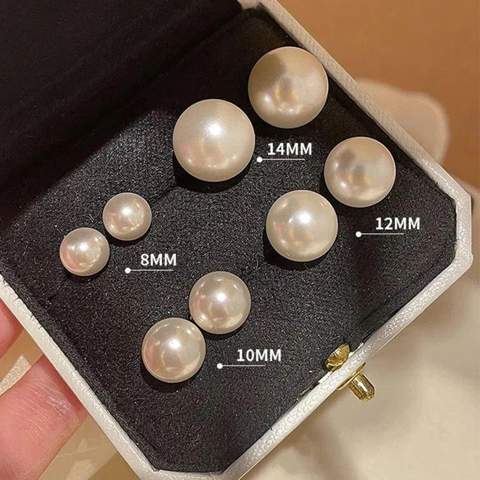 ZAKOL Fresh Rose Stud Earrings with Imitation Pearl Sweet Pink Tulip Earrings Exquisite New Accessories for Women Trendy Jewelry
