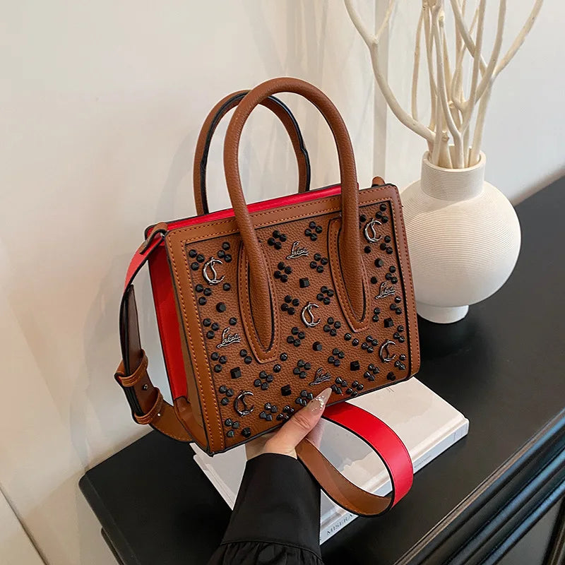 Vintage Hollow Out Tote Bag, Large Capacity Shopping Bag, Women's Versatile Shoulder & Crossbody Bag, Fashionable Retro Design