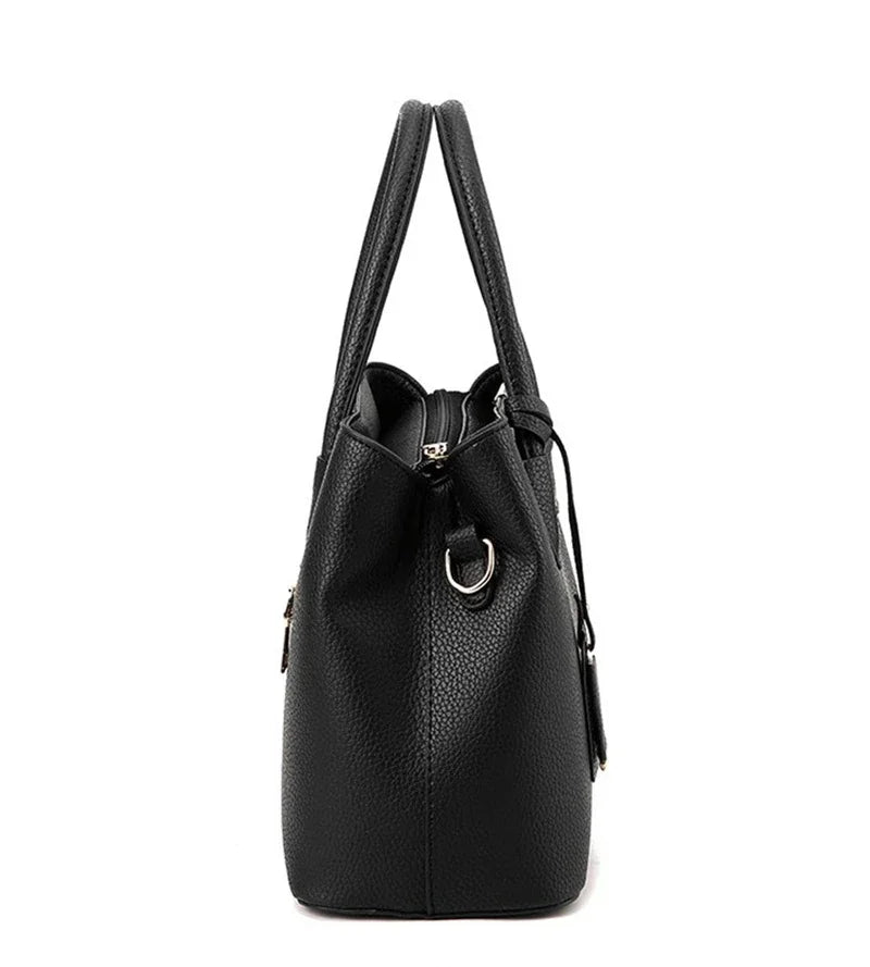 New luxury women's leather bag, well-known designer brand handbag, women's handbag wallet, fashionable shoulder bag