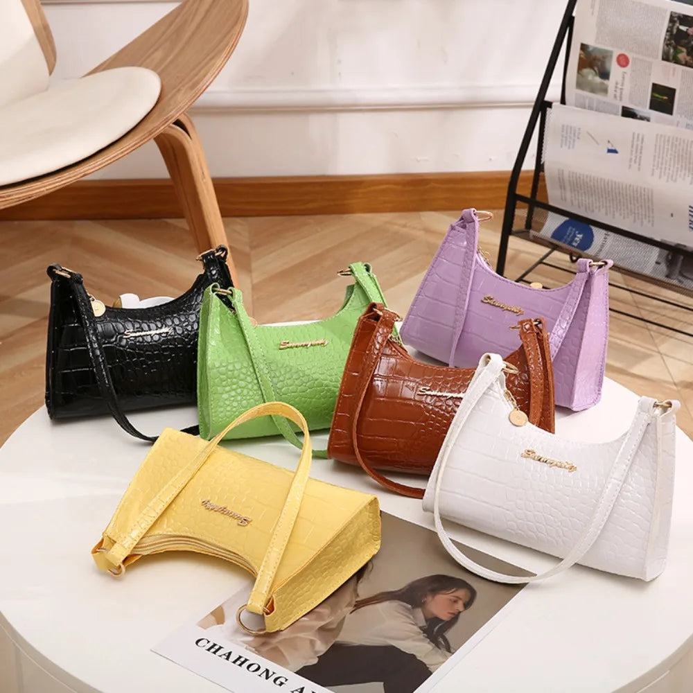 Versatile New Fashion Crossbody Bag Women's Simple Underarm Bag Casual Fashionable Diagonal Shoulder Bag