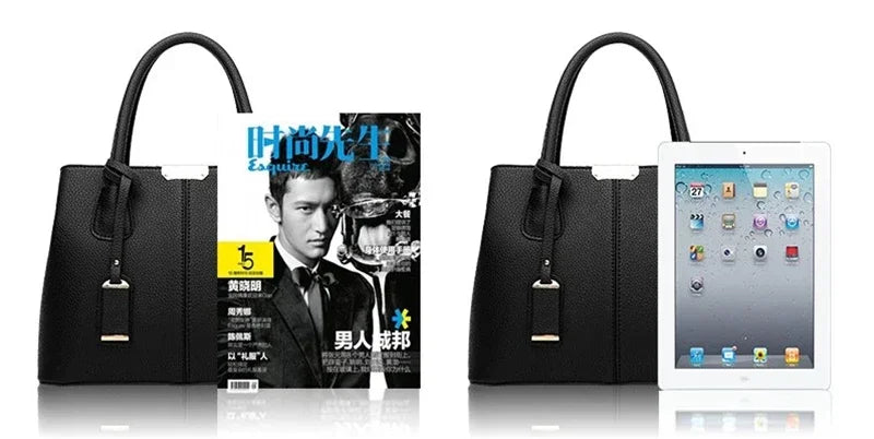 New luxury women's leather bag, well-known designer brand handbag, women's handbag wallet, fashionable shoulder bag