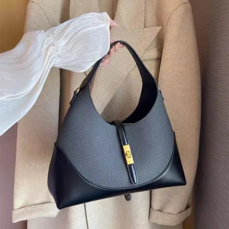 Fashion Women Handbag New Large Capacity Patchwork Crossbody Bag Multifunctional Commuting Shoulder Bag Designer Bag Dinner Bag