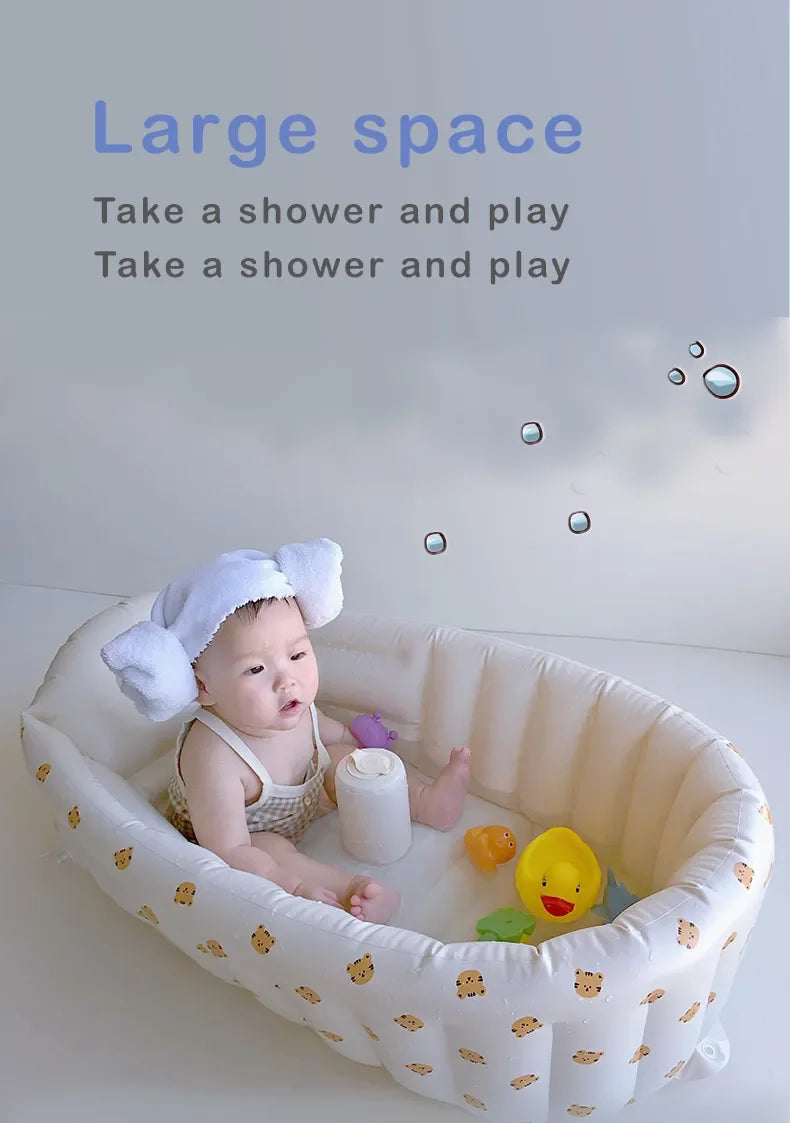 Baby Swimming Bathtub Children's Portable Outdoor Inflatable Pool Children's Bathtub Newborn Swimming Pool
