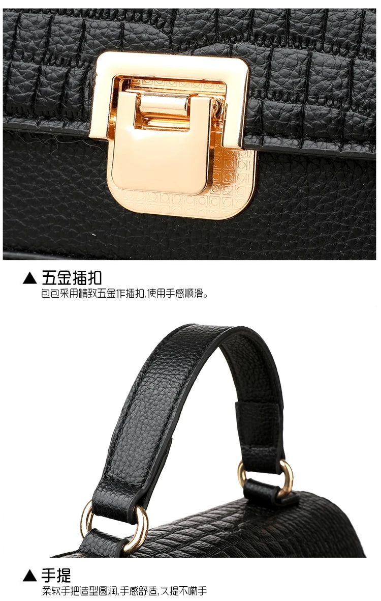 Brand Luxury Large Capacity Multilayer Shoulder Messenger Bag Women High Quality Leather Handbag Design Female Crossbody Tote