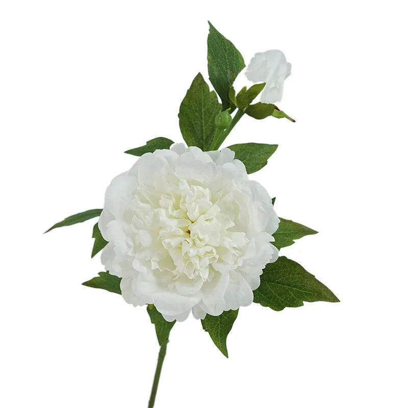 2 Heads Artificial Flowers Moisturizing Peony Real Touch Fake Flowers Luxury Home Decor Party Wedding Flower Arrangement Peonies