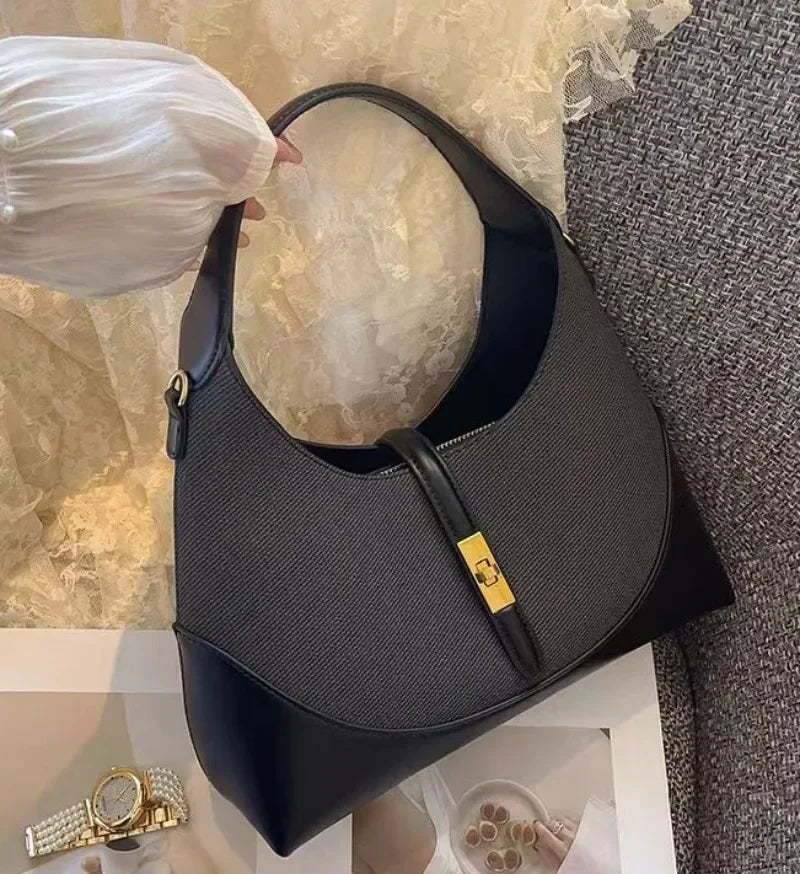 Fashion Women Handbag New Large Capacity Patchwork Crossbody Bag Multifunctional Commuting Shoulder Bag Designer Bag Dinner Bag