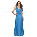 Formal Dress Women Elegant Evening Long Deep V Halter Dress Convertible Multi Way Wrap Maxi Grecian Dresses Wedding Party Dress