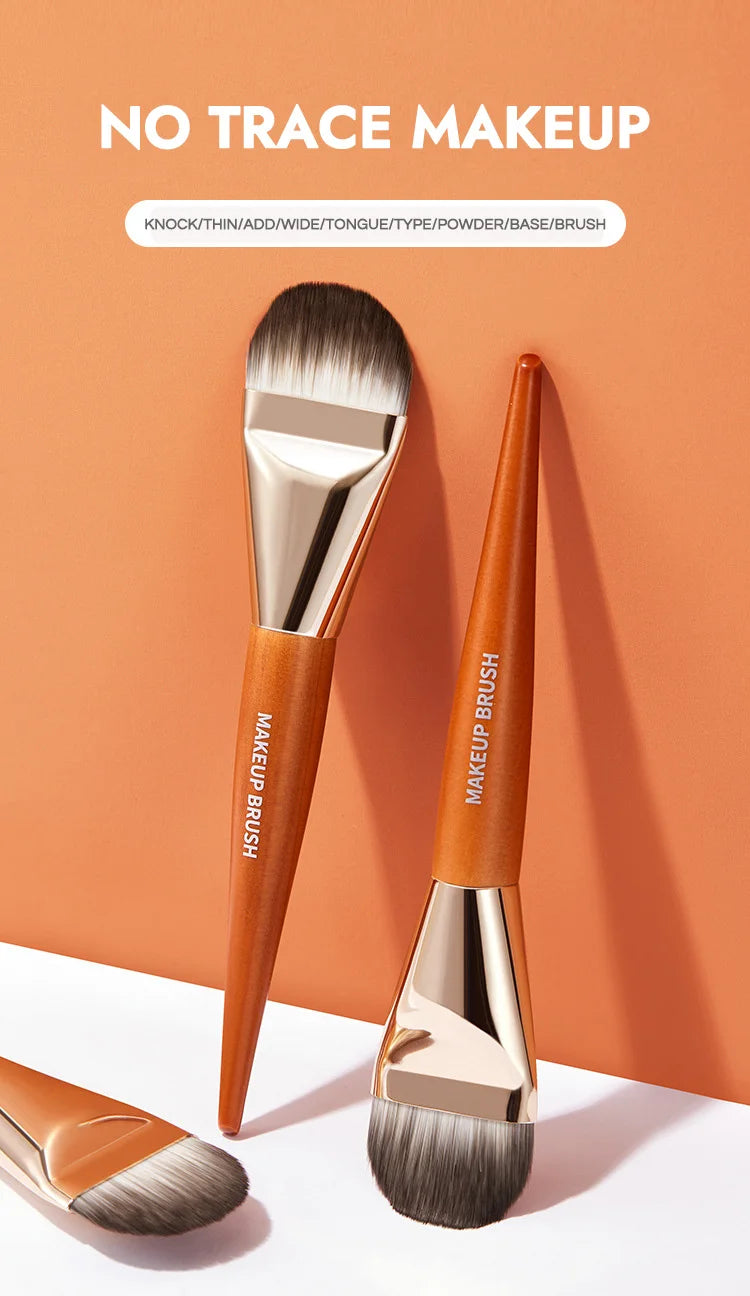Hot Sale Flat Head Makeup Brush GECOMO Foundation Brush Quickly Apply Foundation Makeup