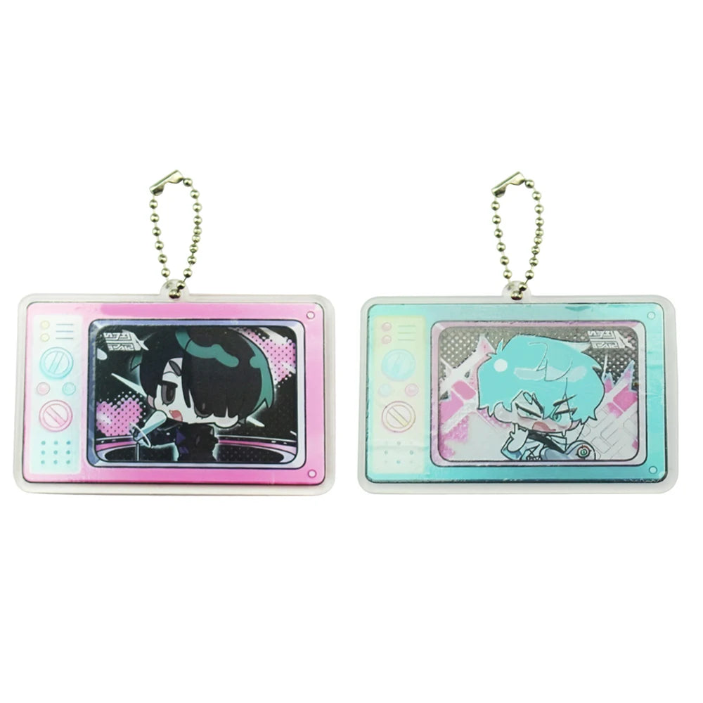 Alien Stage Ivan & Till Cartoon Keychain Acrylic Chain for Woman Men Fashion Anime Figure Acrylic Keyring Pendant Gift