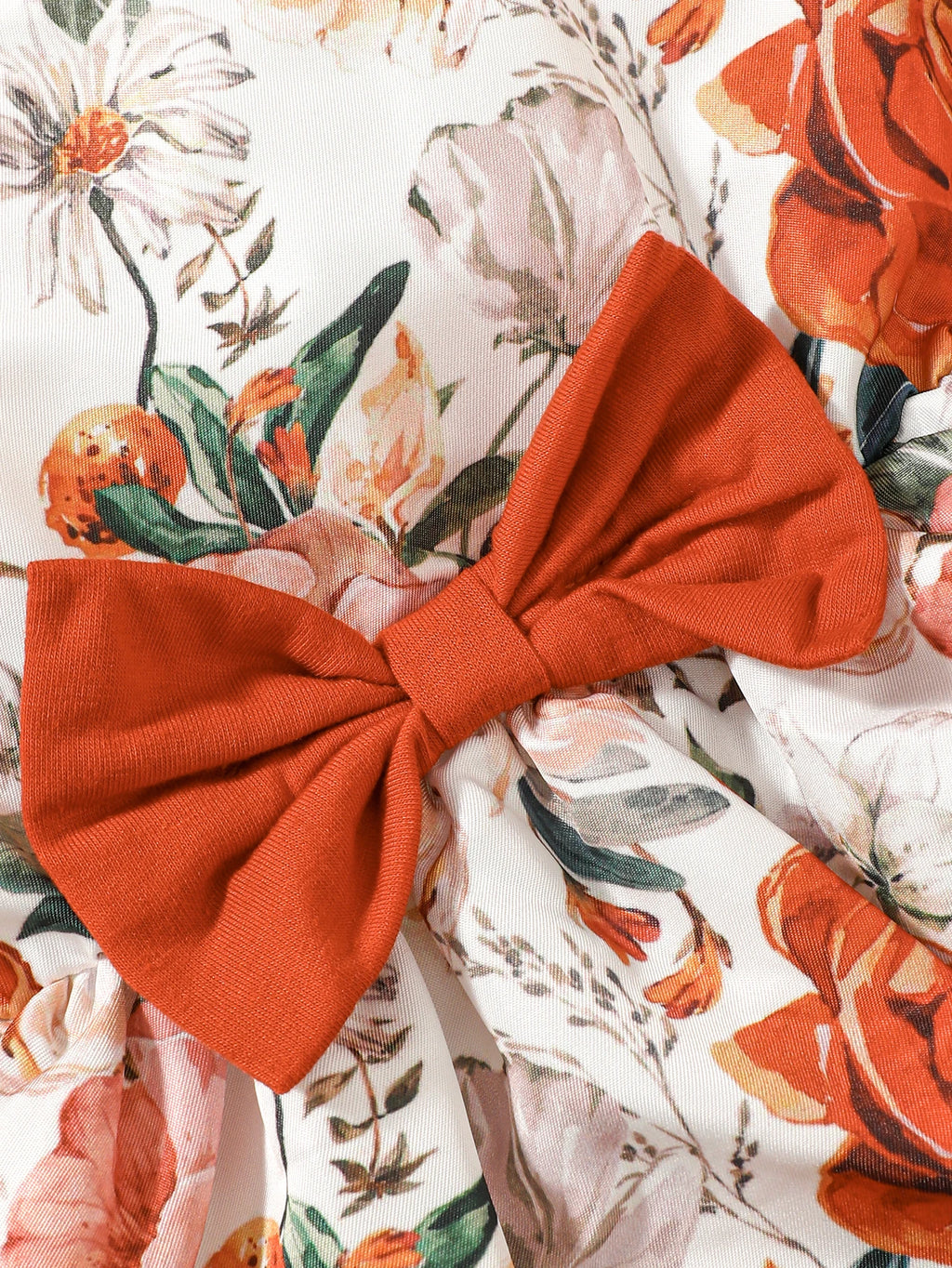 2PC Children's New Hanging Strap Flower Bow Skirt Bubble Sleeves Shawl Skirt Suitable for Girls Aged 1-6 Summer Fashion Dress